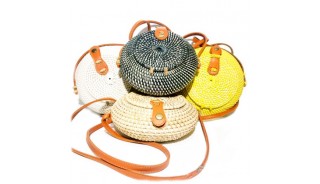 Wholesale Bali Rattan Bags Round Ball Design  Handwoven Best Quality  Unique